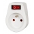 Adapter wtyczka/gniazdo z wyłącznikiem NFS034